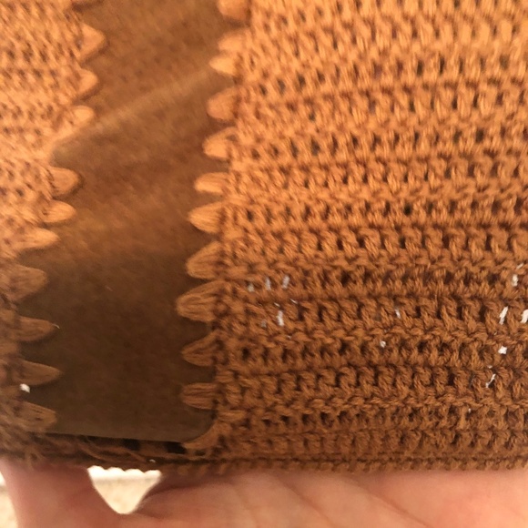 Wet Seal Vintage Leather Halter Top (Size Medium) Good Condition & Very Unique ( - Picture 3 of 6